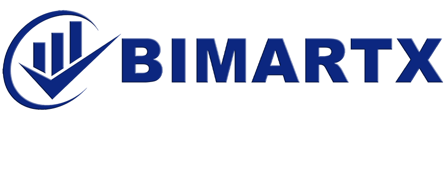 BiMartx logo with fading reflection of the logo